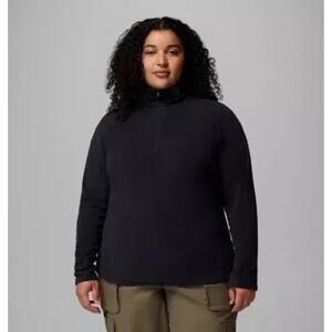 2/$30 Columbia Glacial IV Half Zip Fleece Black 2X Women’s Plus Pullover Jacket